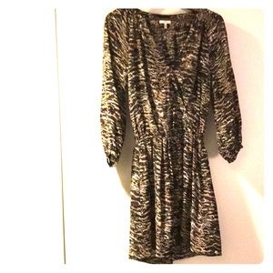 Joie Print Silk Mini Dress